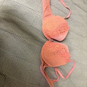 Aerie Katie Coral Lace 34B Bra